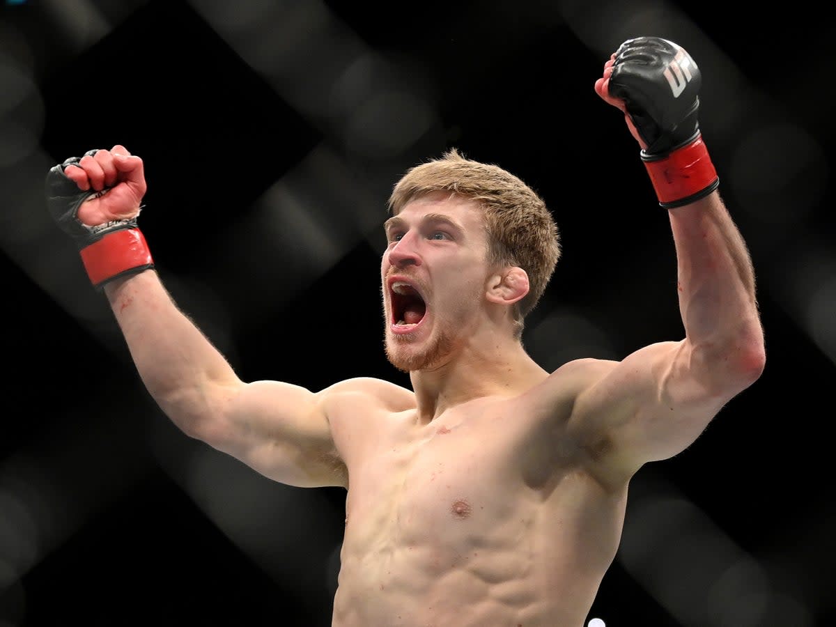 Ipswich’s Arnold Allen has won 12 fights in a row, including 10 in the UFC (Getty Images)
