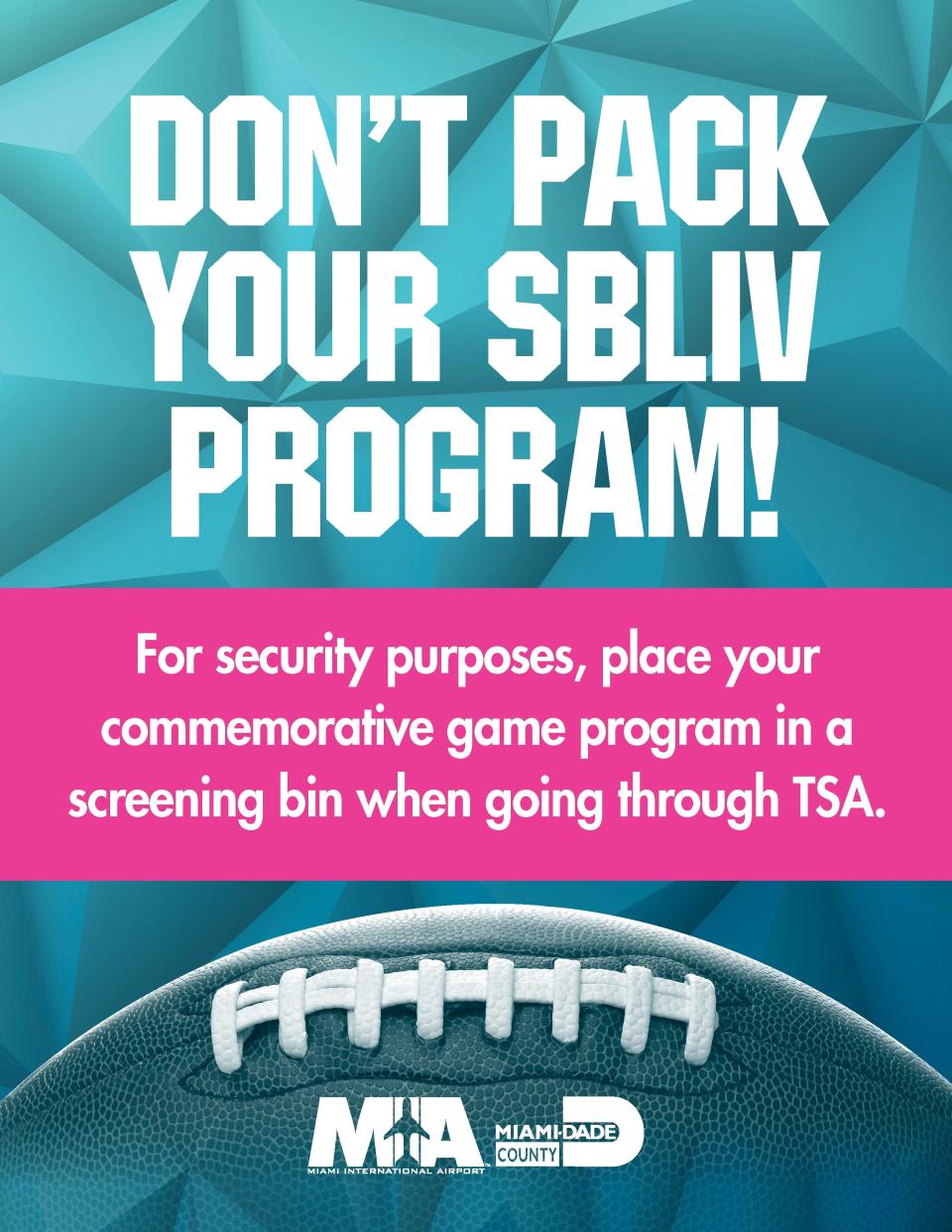 In previous years, the composition and thickness of these programs prevented TSA’s machines and human scanners from seeing beneath the booklets in checked bags, requiring those bags to alarm and be opened.