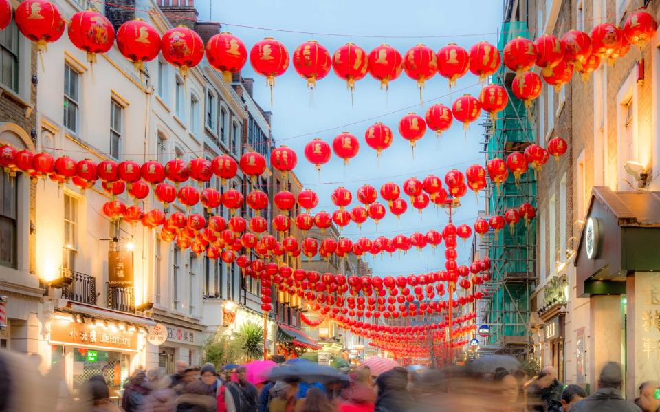 Chinatown lanterns, London