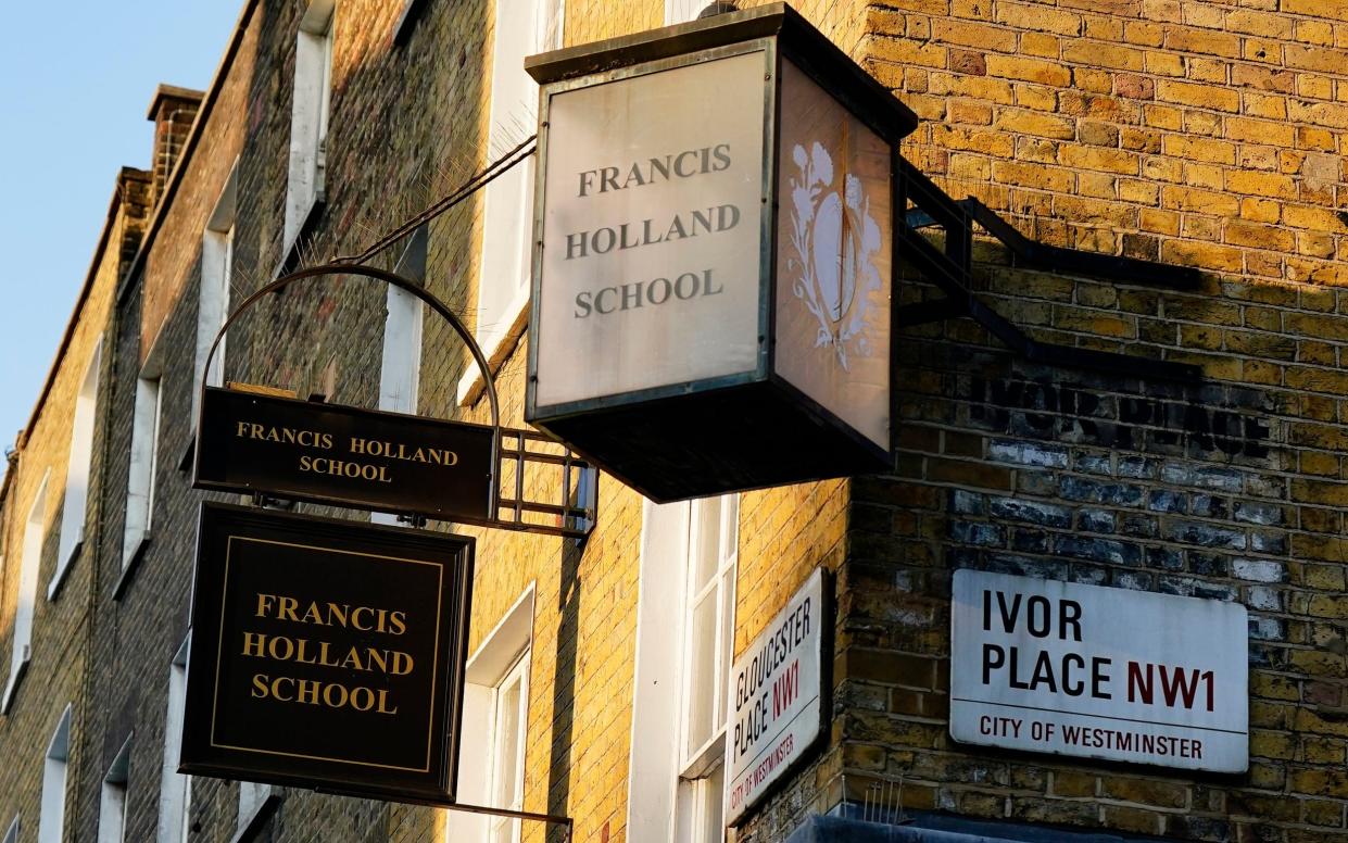 Francis Holland School, Regents Park, which was attended by Sienna Miller, Cara Delevingne and Dame Rose Tremain - Aaron Chown/PA