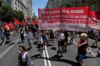 Protesters stage anti-NATO rally in Madrid