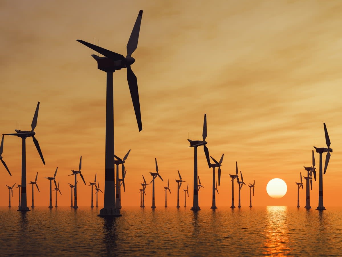 Energy production from offshore windfarms hit record levels in 2022 (iStock/ Getty Images)