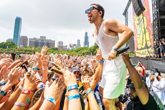 <p>Erika Goldring/WireImage</p> MAX performing at Lollapalooza in 2021