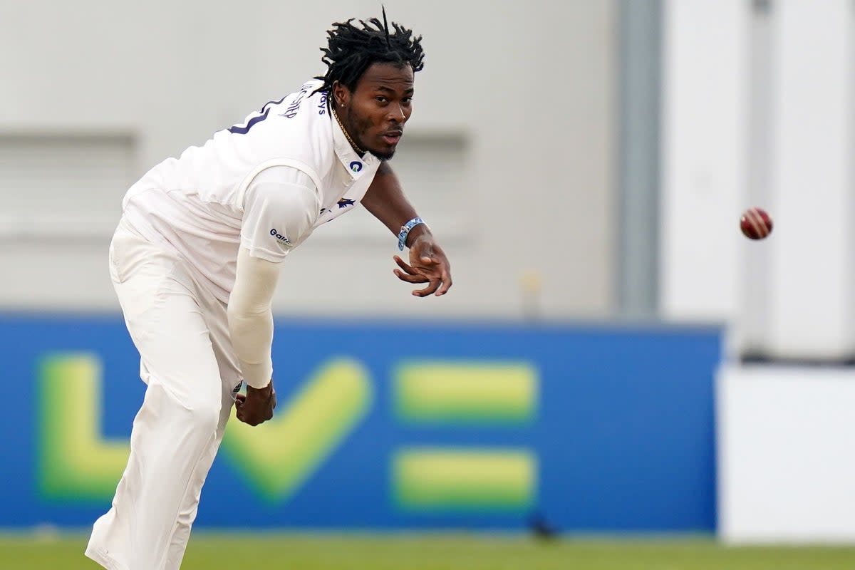 Jofra Archer has enjoyed his red-ball return with England (Adam Davy/PA) (PA Archive)