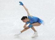 Figure Skating - ISU World Championships 2017 - Ladies Short Program - Helsinki, Finland - 29/3/17 - Evgenia Medvedeva of Russia competes. REUTERS/Grigory Dukor