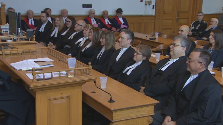 Andrew Parsons, Felix Collins sworn in as Queen's Counsel