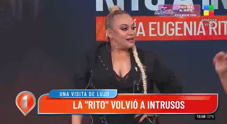 María Eugenia Ritó visitó Intrusos y sorprendió con sus declaraciones