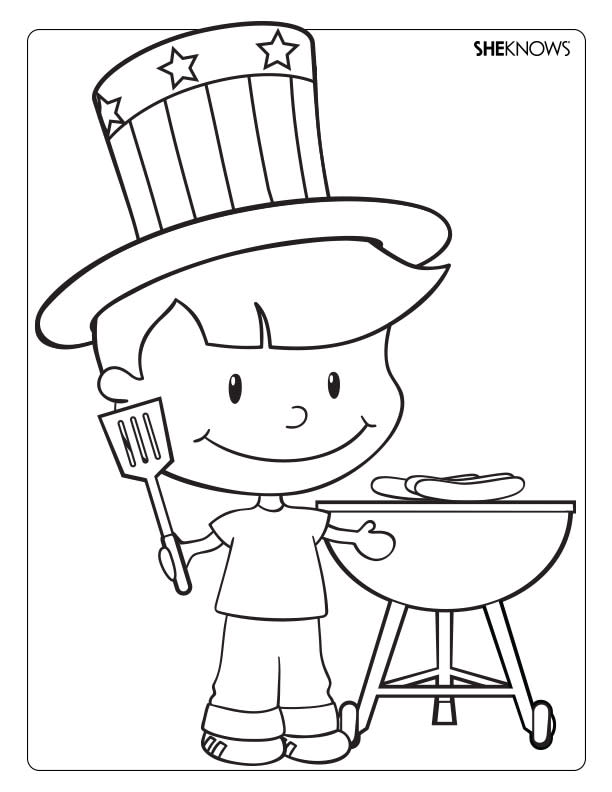 20+ July 4th Printable Coloring Pages to Keep Kids Busy All Weekend