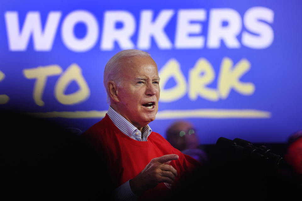 Labor union members enjoyed the backing of President Joe Biden who urged the Big Three automakers to offer their workers better pay (Photo by Scott Olson/Getty Images).