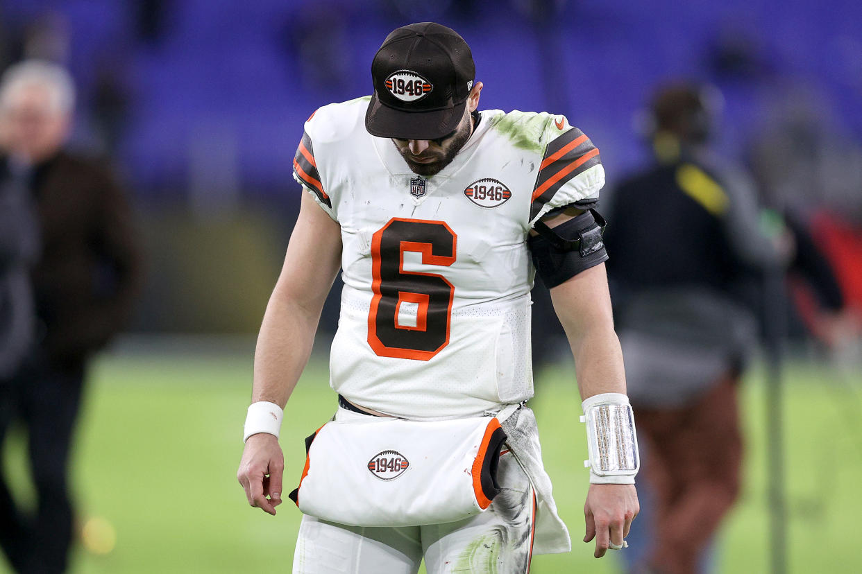 Baker Mayfield with the Browns.