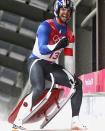 <p>Chris Mazdzer celebrated becoming the first ever individual athlete to win a luge medal for the United States when he won silver in the Men’s Single Luge competition at PyeongChang. <br><br>(Photo via Instagram/@mazdzer) </p>