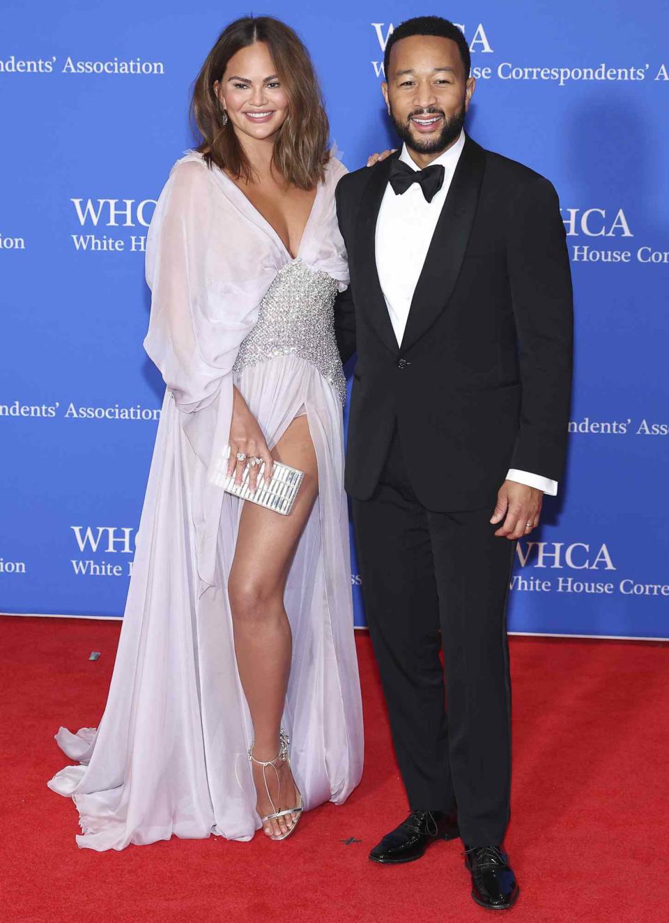 Paul Morigi/Getty  Chrissy Teigen and John Legend