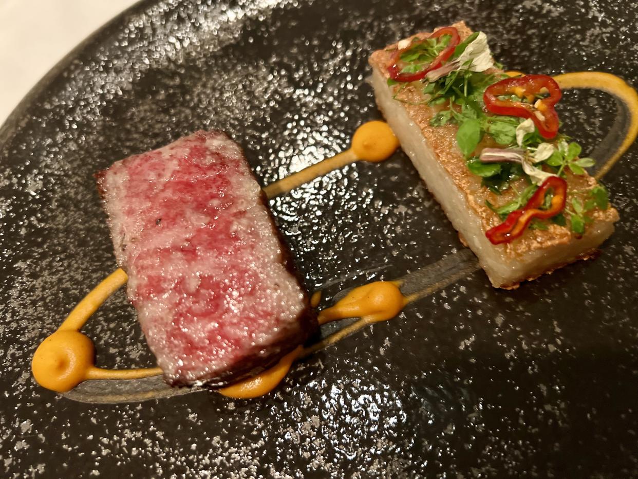 The wagyu beef (and potato rosti) at Victoria and Albert's. (Photo: Terri Peters)