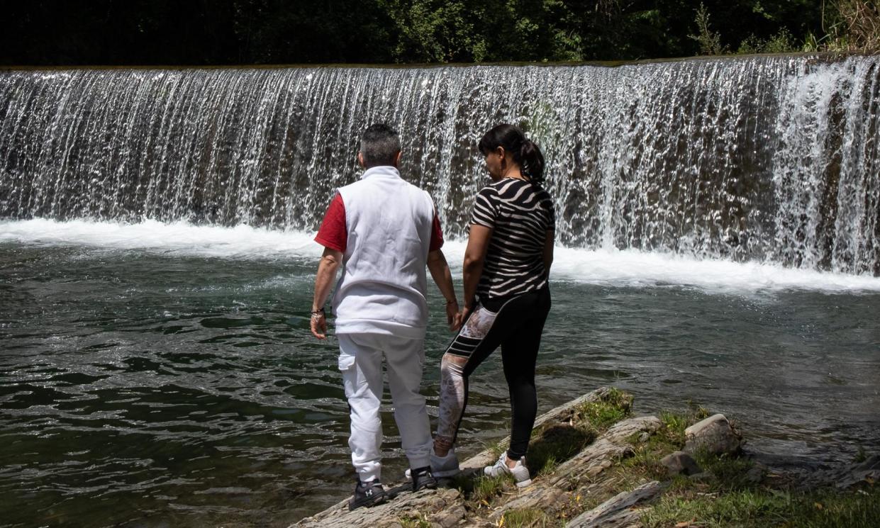 <span>‘It’s a much quieter life, and if we want to go dancing, we can go to Barcelona’ … refugees living in a rural village in Catalonia.</span><span>Photograph: Paroma Basu/The Guardian</span>