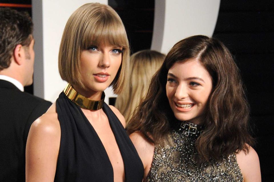 <p>Jon Kopaloff/FilmMagic</p> Taylor Swift and Lorde