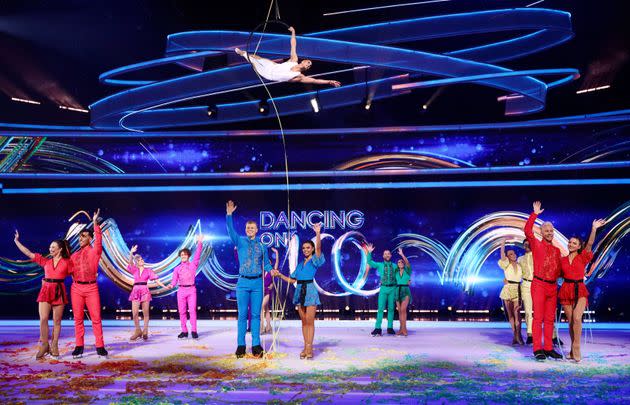 Dancing On Ice's team of professional skaters pictured in 2021