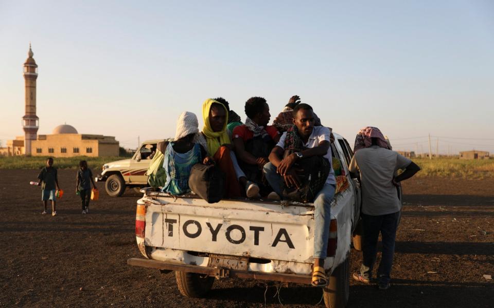 The UN refugee agency says Ethiopia's growing conflict has resulted in thousands fleeing - AP Photo/Marwan Ali