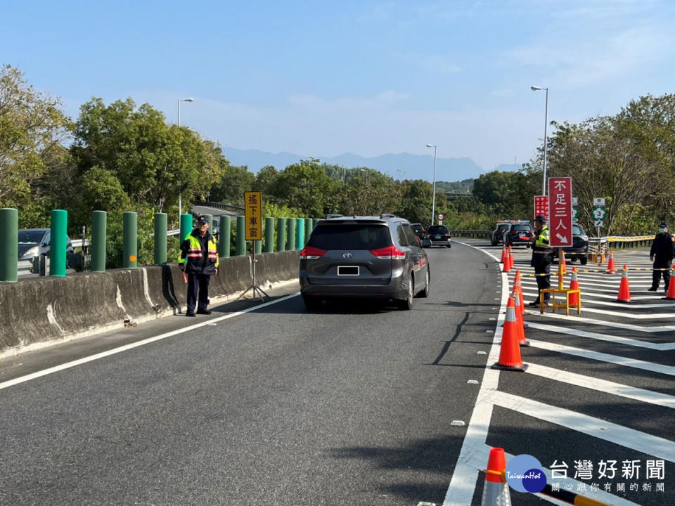 嘉義縣警察局公布農曆春節連假交通管制相關措施／警方提供