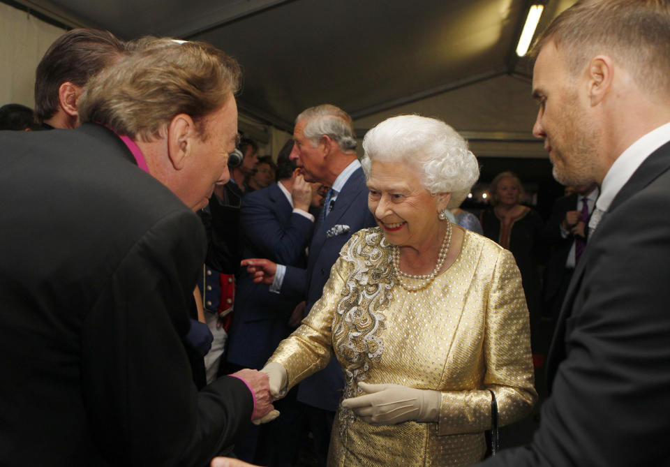 Andrew Lloyd Webber spoke of the privilege he feels around having been able to know the Queen. (Getty)