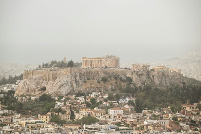 Die Akropolis in Athen, meistbesuchte Touristenattraktion Griechenlands, bleibt am Mittwoch und Donnerstag wegen extremer Hitze über Mittag geschlossen. (Angelos TZORTZINIS)