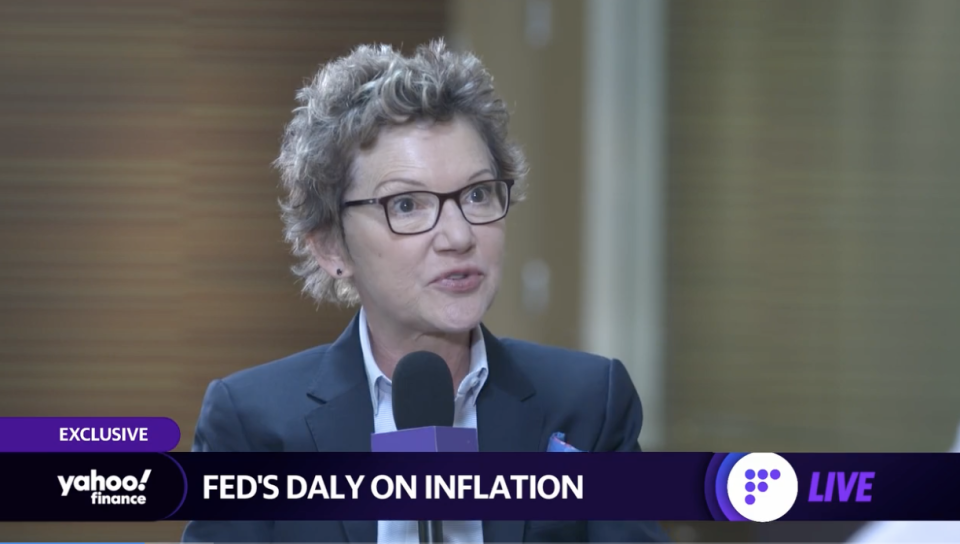 The Fed's Mary Daly speaks to Yahoo Finance.