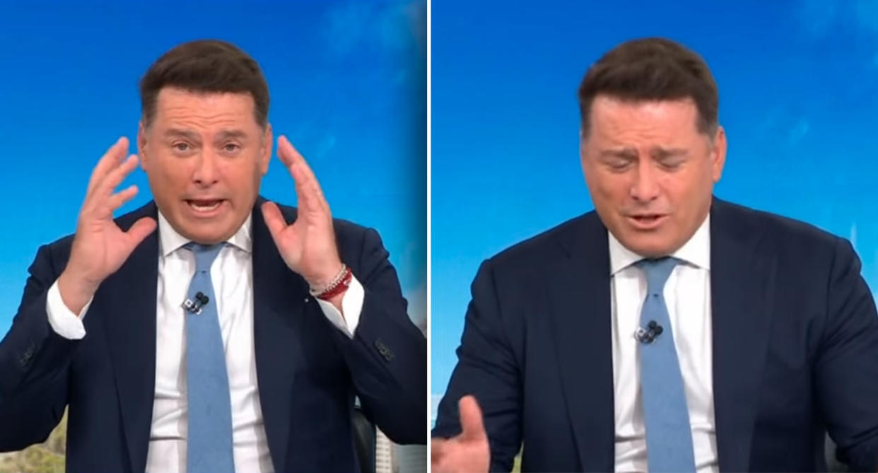 Karl Stefanovic reacts to the proposed ban on smacking.