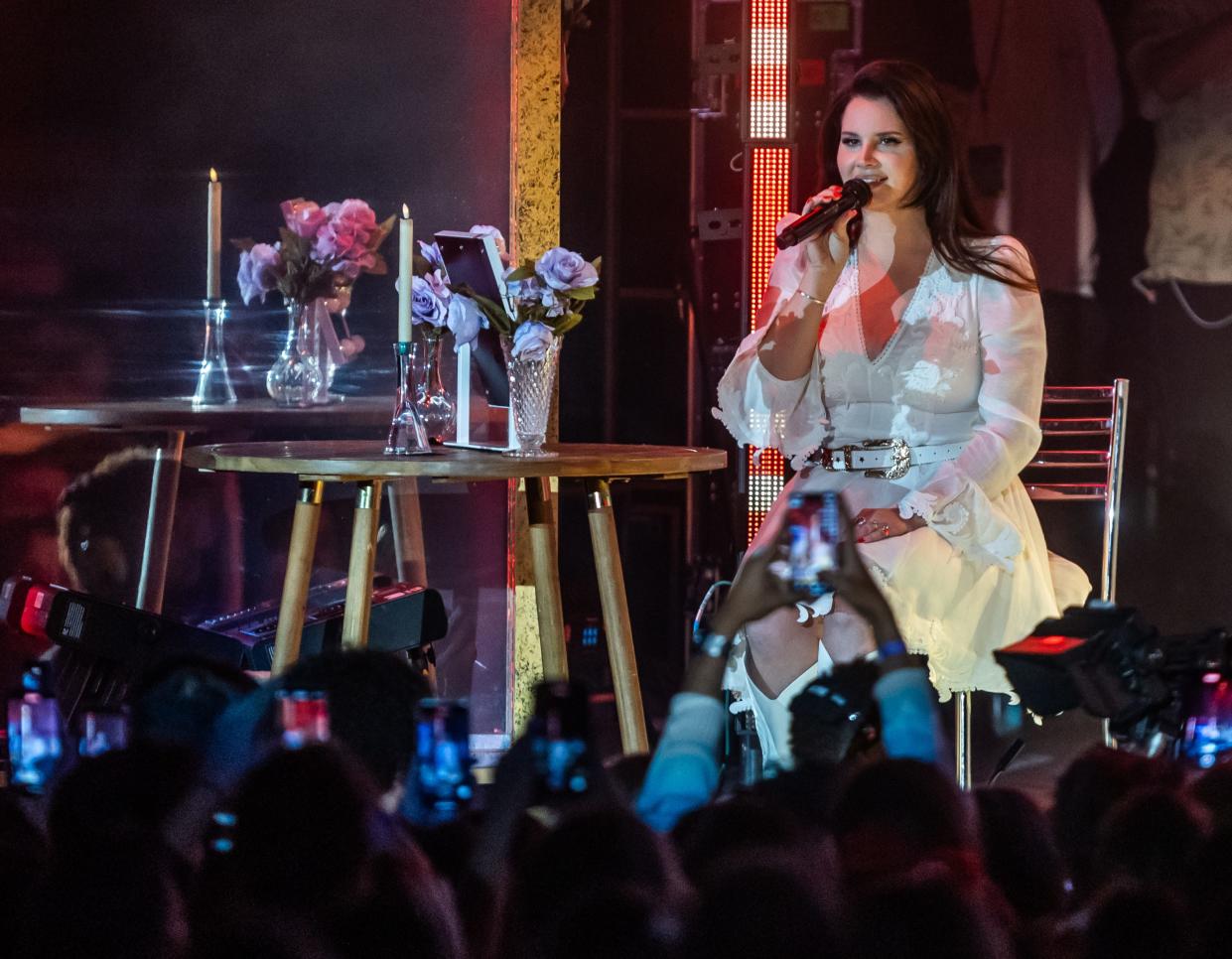 Lana Del Rey performs at FirstBank Amphitheater Thursday, September 14, 2023.
