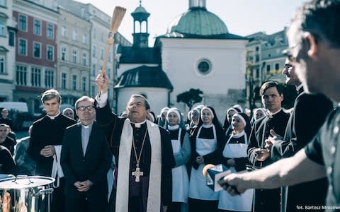 The ruling Law and Justice party (PiS) has attacked the film as 'contemptuous and hateful to Polish identity' - Credit:  REUTERS