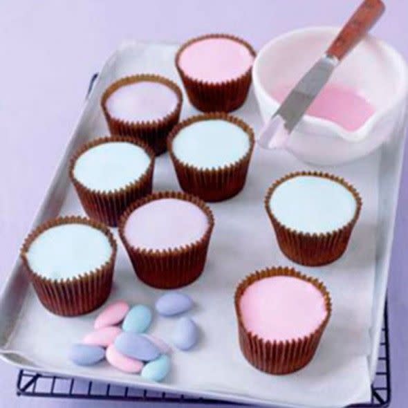 <p>These pretty pastel cupcakes are a great dessert recipe to bake with the kids.<strong><br><br>Recipe:</strong> <strong><a href="https://www.goodhousekeeping.com/uk/food/recipes/almond-cupcakes" rel="nofollow noopener" target="_blank" data-ylk="slk:Almond Cupcake;elm:context_link;itc:0;sec:content-canvas" class="link ">Almond Cupcake</a></strong><br><br></p>