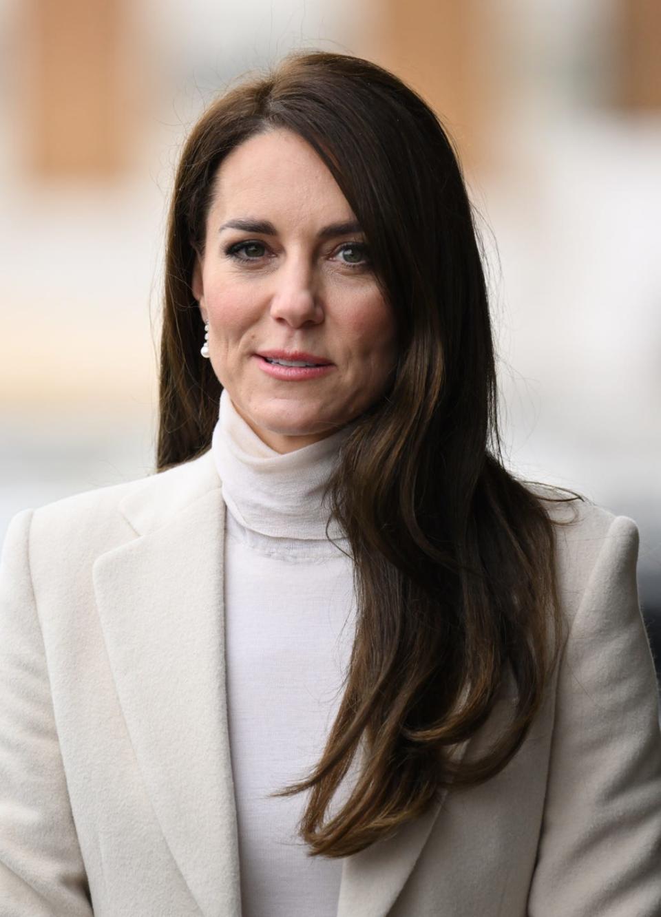 Port Talbot, Wales February 28 Catherine, Princess of Wales arrives at Aberavon Leisure Fitness Centre with Prince William, Prince of Wales to hear how sport and exercise can support mental health and wellbeing during their visit to Wales on February 28, 2023 in Port Talbot, Wales The Prince and Princess of Wales are visiting communities and mental health initiatives in South Wales ahead of St David's Day on March 1. Photo by Karwai Tangwire Image