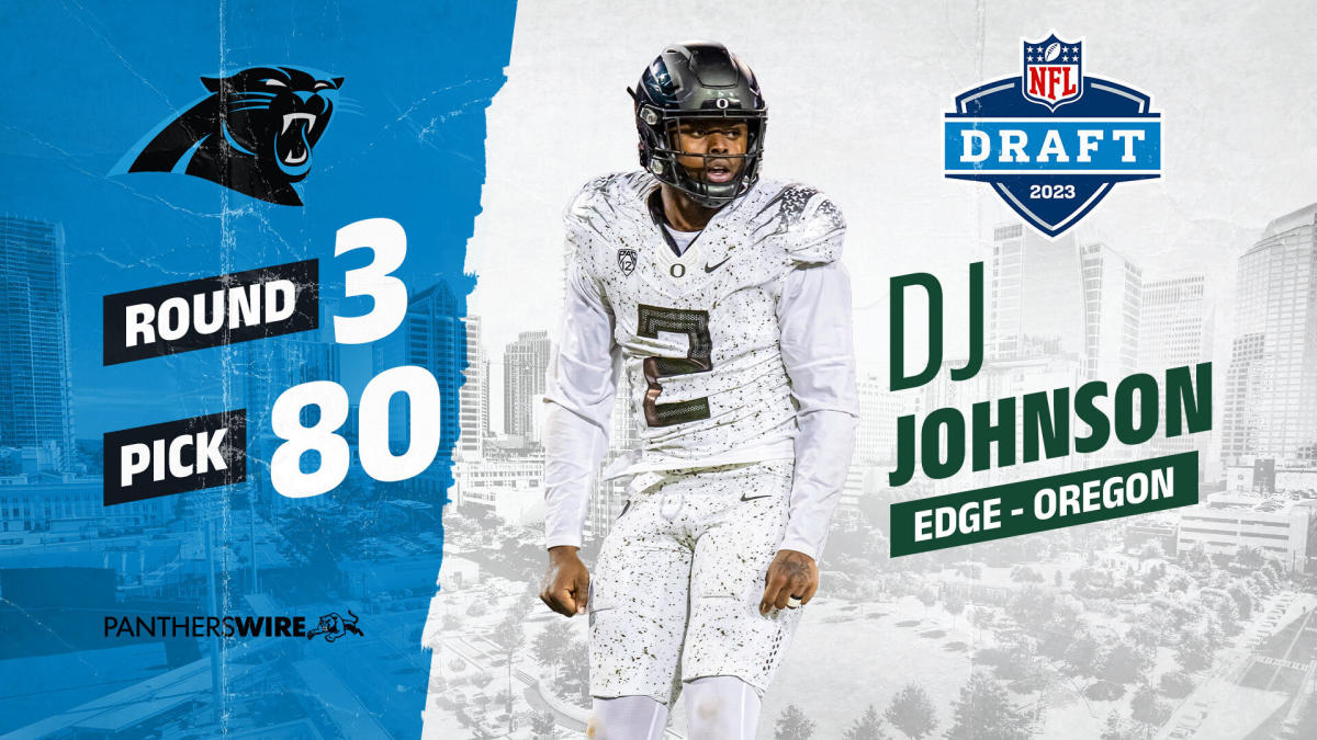 DJ Johnson selected by Carolina Panthers in third round of 2023 NFL Draft