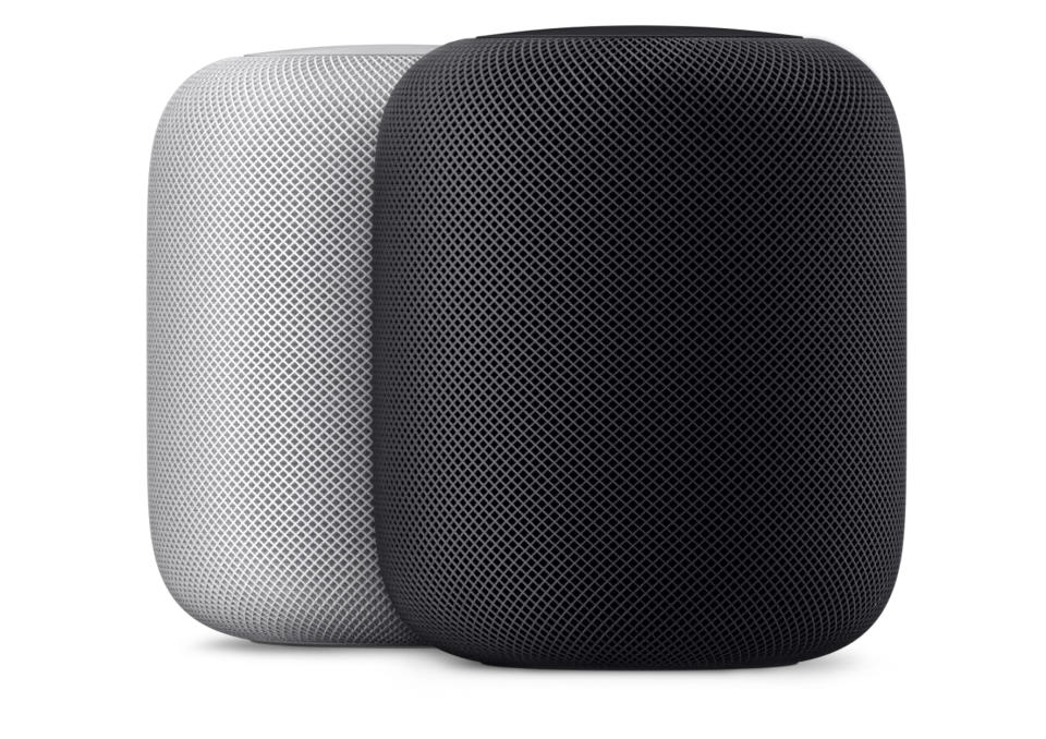 ▲蘋果智慧音箱HomePod 今（23）日在台灣發售。（圖／Apple提供）