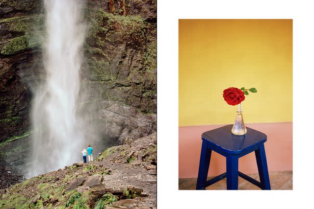 <p>João Canziani</p> From left: Northern Peru's Gocta waterfall, one of the world's tallest at more than 2,500 feet; simplicity reigns at Kentitambo, a lodge in the cloud-forest town of Leymebamba.