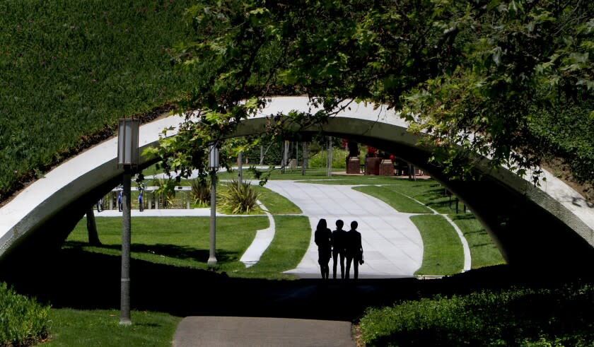 All is quiet on the UC Irvine Campus