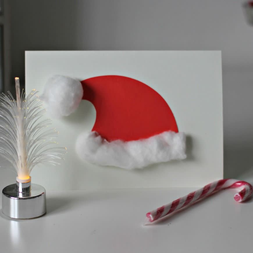 Santa Hat Card