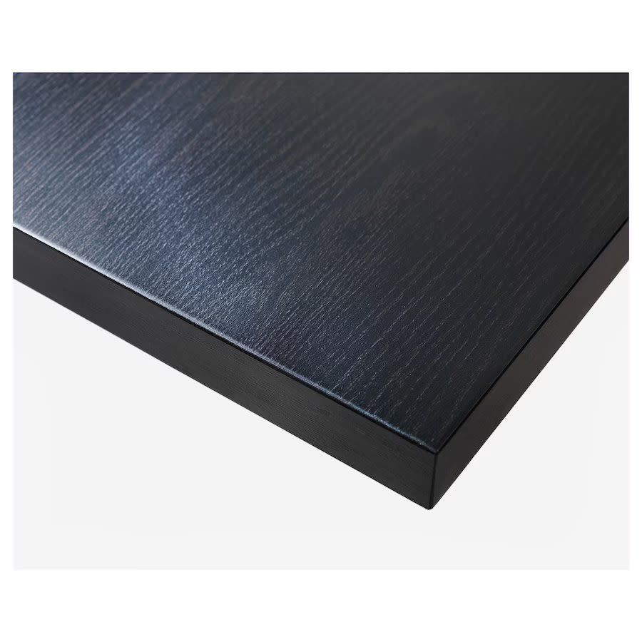Ikea LINNMON Tabletop, black-brown, 39 3/8x23 5/8 inches