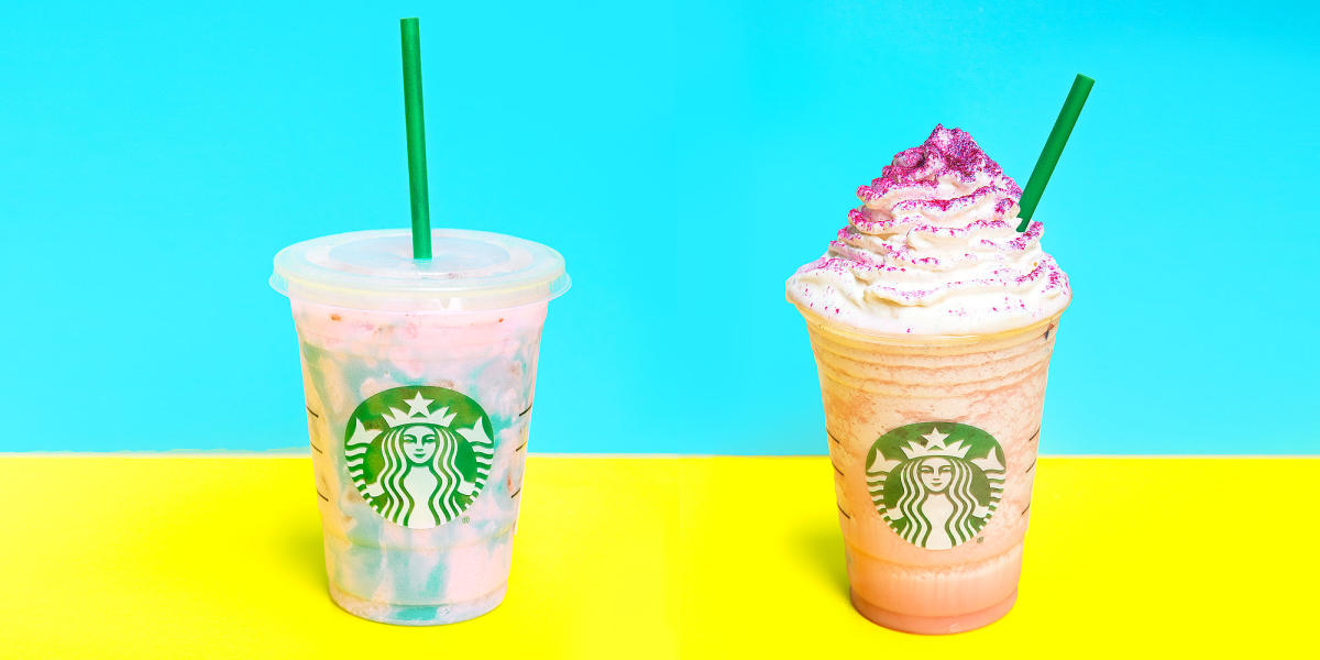 Starbucks termo unicorn  Starbucks drinks, Starbucks mugs, Starbucks  secret menu