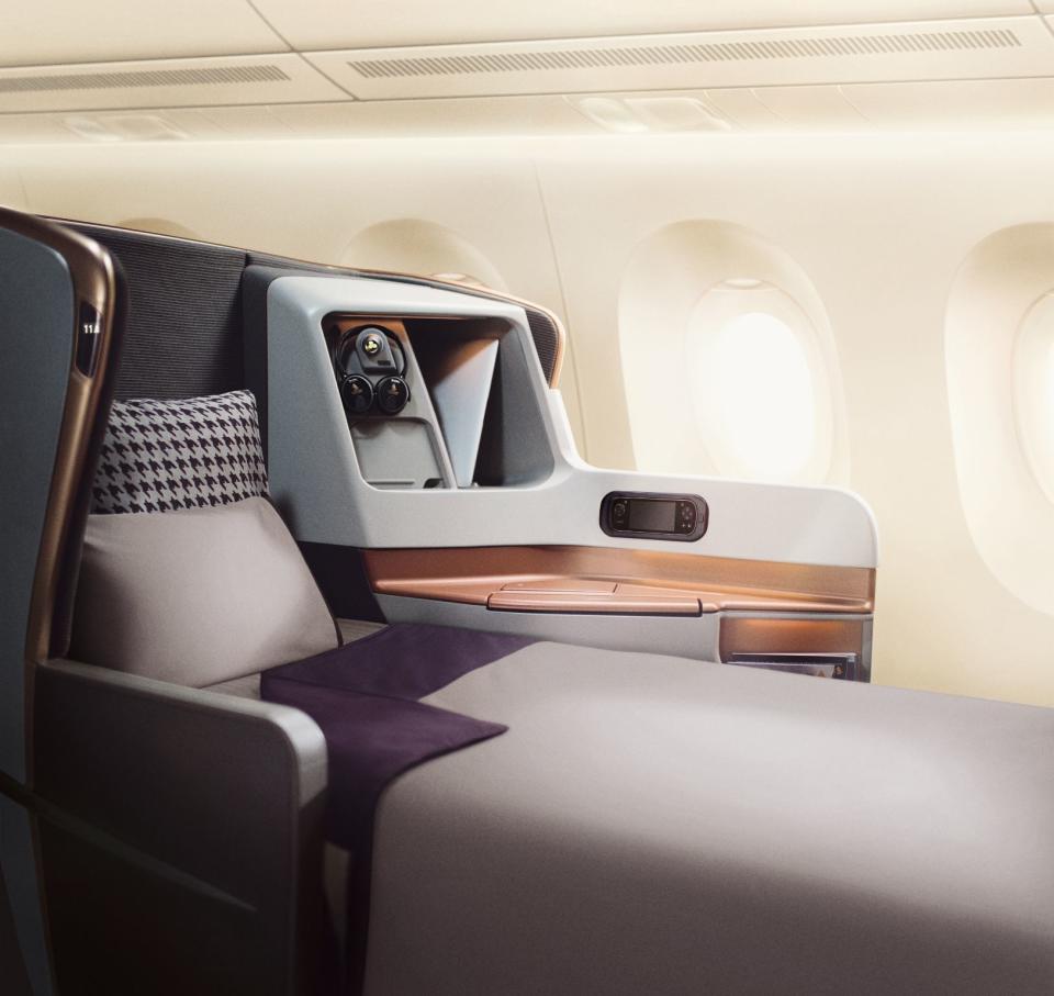 Asiento de primera clase en Singapore Airlines (Foto: Singapore Airlines)