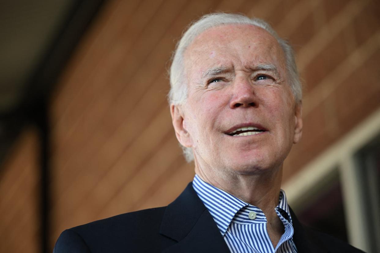 Joe Biden après avoir voté de façon anticipée aux élections de mi-mandat à Wilmington, dans le Delaware, le 29 octobre 2022 - Mandel NGAN / AFP