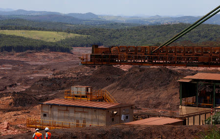 A view of the Brazilian mining company Vale SA collapsed, in Brumadinho, Brazil February 1, 2019. REUTERS/Adriano Machado