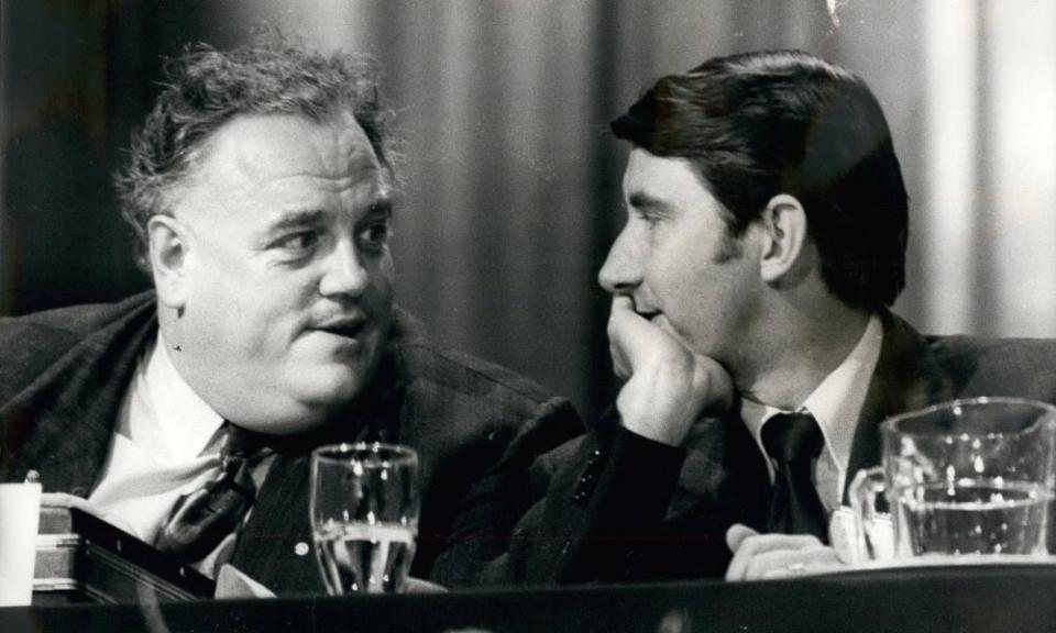 David Steel (right) and Cyril Smith in 1978.