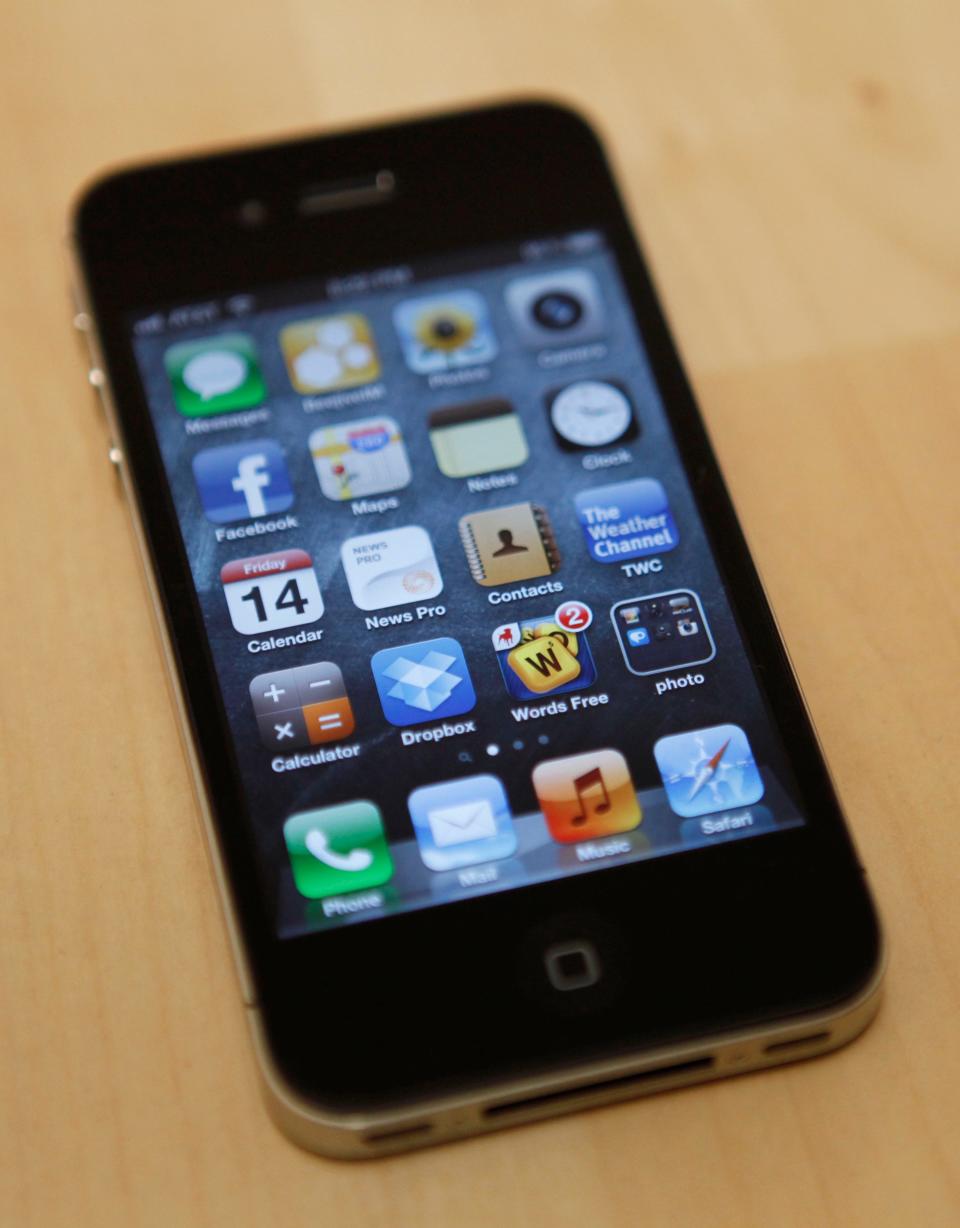 Apple's iPhone 4s, running iOS 5.