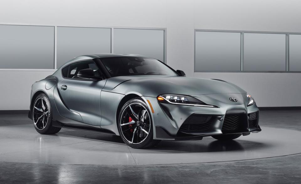<p>After a 20-year hiatus, <a rel="nofollow noopener" href="https://www.caranddriver.com/news/a24443721/2020-toyota-supra-photos-info/" target="_blank" data-ylk="slk:Toyota's Supra sports car is back;elm:context_link;itc:0;sec:content-canvas" class="link ">Toyota's Supra sports car is back</a>, thanks largely to BMW. The Supra and BMW's new Z4 roadster were split at birth, and the German automaker contributed not only the inline-six engine, but also plenty of engineering work. </p>