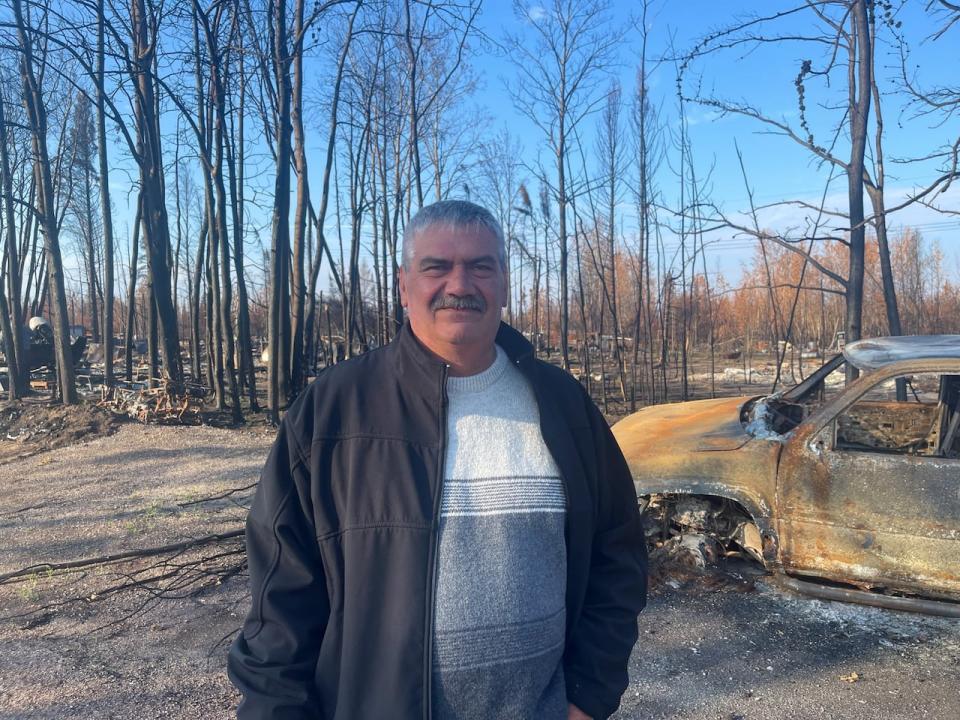 Michael St Amour, the mayor of Enterprise, N.W.T., met with Prime Minister Justin Trudeau on Wednesday. 