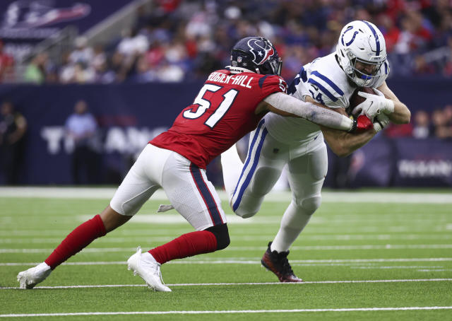 Texans linebacker unit listed second to last in Pro Football Focus