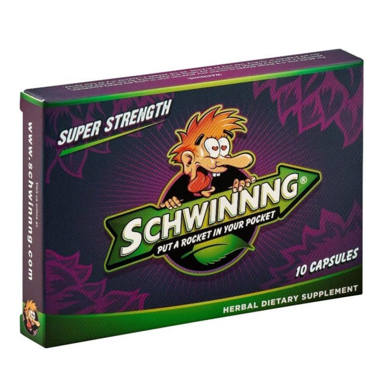 The FDA announced a recall of Today The World's Schwinnng supplement capsules as they contained undeclared drugs used to treat male erectile dysfunction. Photo courtesy of FDA
