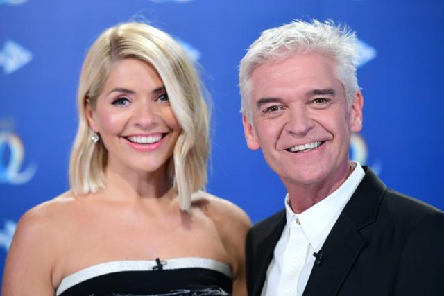 Phillip Schofield with his former This Morning and Dancing On Ice colleague Holly Willoughby (Ian West/PA) (PA Archive)