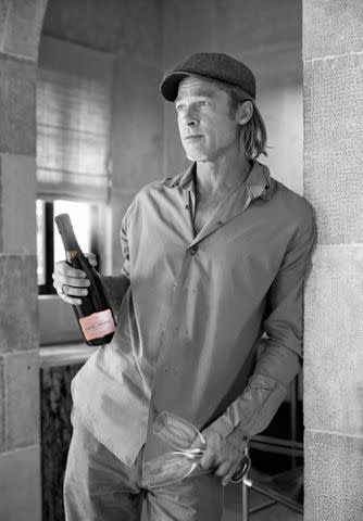 Brad Pitt Launches a New Champagne, Petite Fleur