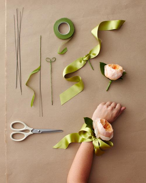 How To Wire Flowers For Corsage And Bridal Work 