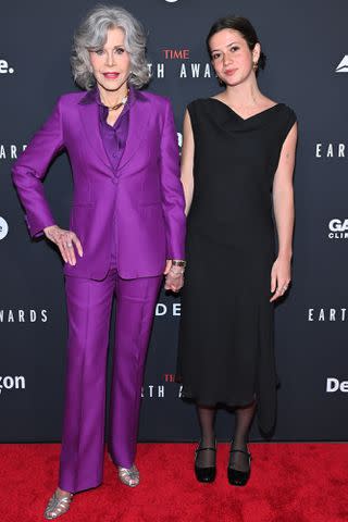 <p>Roy Rochlin/Getty</p> Jane Fonda and Viva Vadim attend the 2024 TIME Earth Awards Gala at Second on April 24, 2024 in New York City.